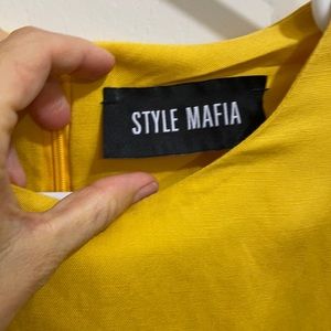 SOLD Linen dress fitted